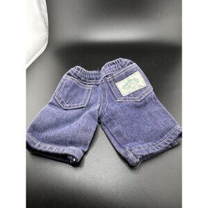 Vtg Cabbage Patch Kids Doll Clothes 1983 Denim Blue‎ Jeans Pants Coleco